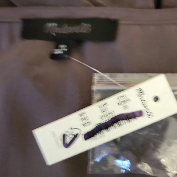 Madewell Long-Sleeve Peplum Top - Picture 3 of 4